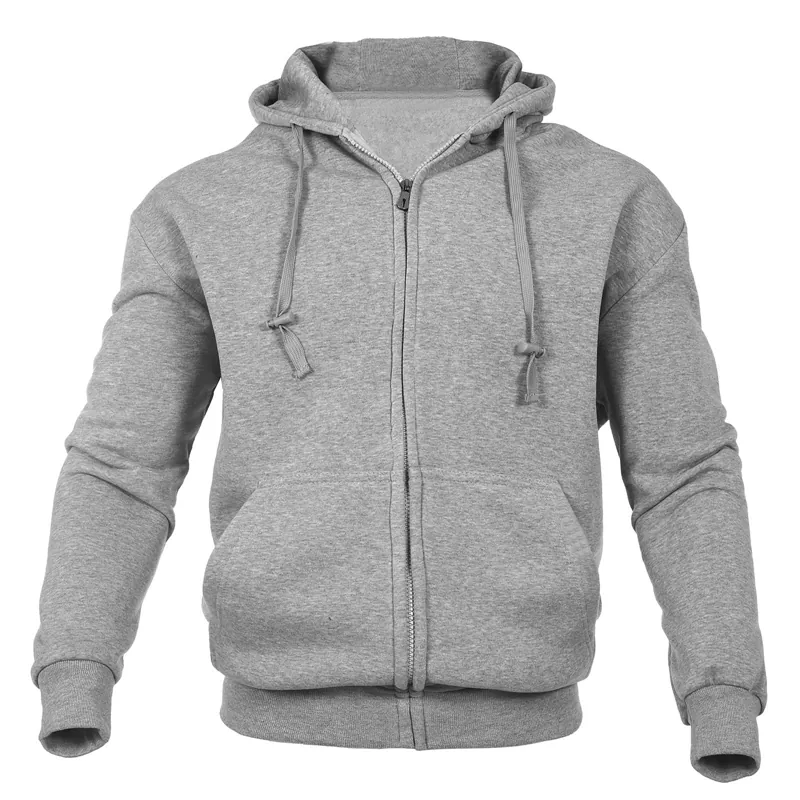 Hoodie ซิปเต็มรูปแบบของผู้ชาย